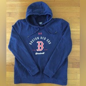 Under Armour Boston Red Sox navy blue hoodie, size L